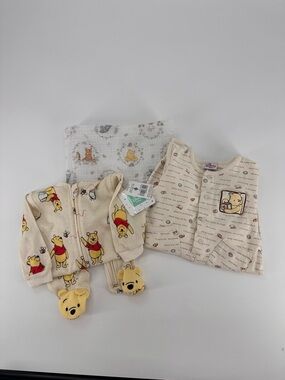 Disney Cream Winnie the Pooh Infant Sleep Set